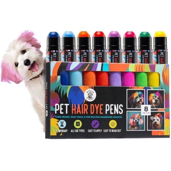 Dog Hair Dye 8 Color Non Toxic