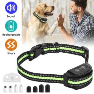 Anti-Bark Dog Collar Black