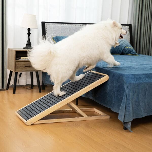 Wooden Pet Ramp Natural