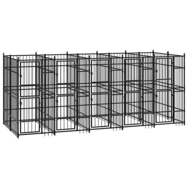 Outdoor Dog Kennel Black