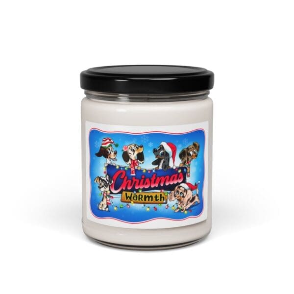 Christmas Edition - Fat Willy Squad's Clean Warmth Scented Soy Candle - 9oz - Image 4