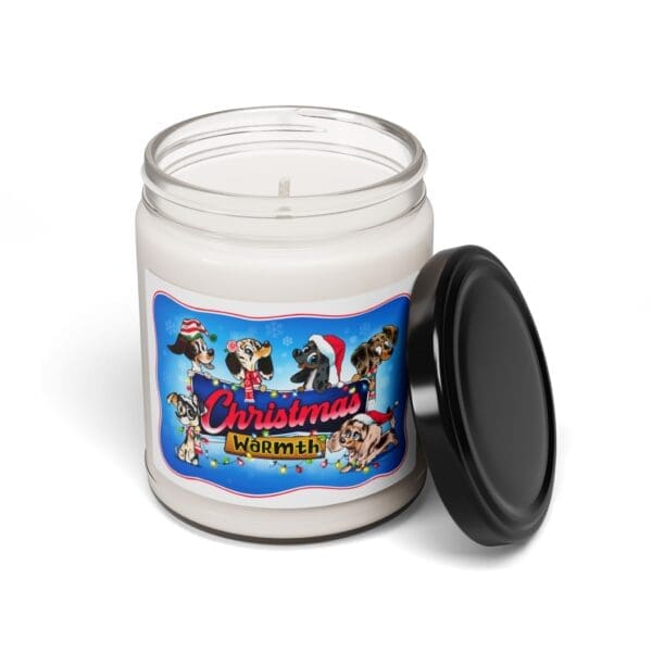 Christmas Edition - Fat Willy Squad's Clean Warmth Scented Soy Candle - 9oz - Image 5