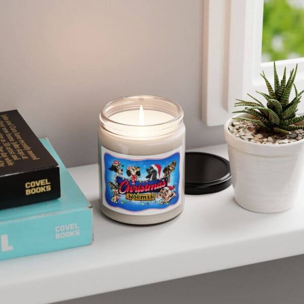 Christmas Edition - Fat Willy Squad's Clean Warmth Scented Soy Candle - 9oz - Image 2