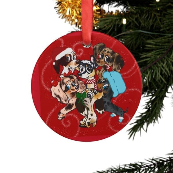 Fat Willy Dachshund Puppies Christmas Ornament - Image 4